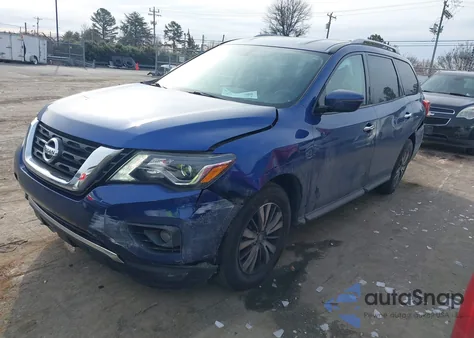 2019 Nissan Pathfinder Sv z USA, uszkodzony, nr VIN 5N1DR2MN9KC592519